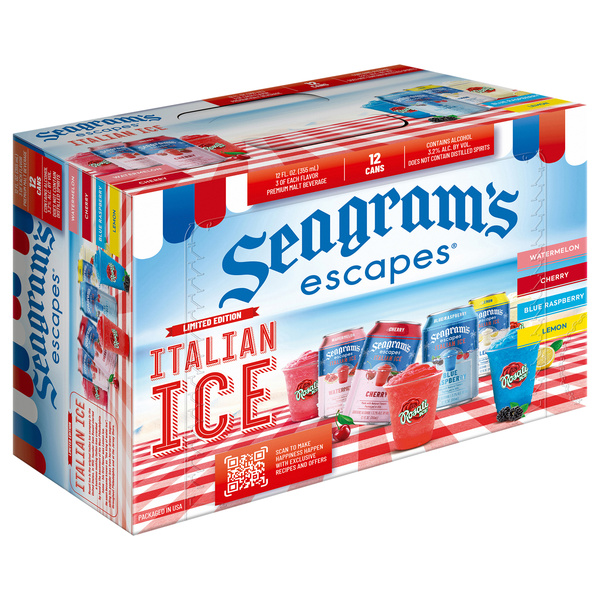 Seagram's Escapes Italian Ice Variety 12Pk | Hy-Vee Aisles Online