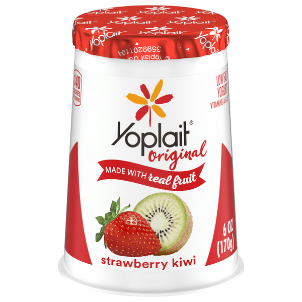 Yoplait Original Strawberry Kiwi Low Fat Yogurt | Hy-Vee Aisles