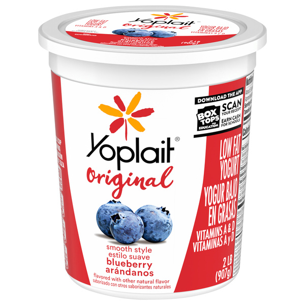 Yoplait Original Low Fat Blueberry Yogurt | Hy-Vee Aisles Online