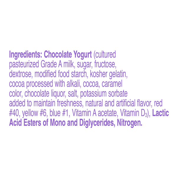 Yoplait Whips Yogurt Mousse, Chocolate Flavored, Gluten Free Snack