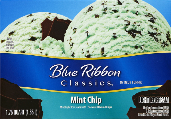 Blue Ribbon Classics Mint Chip Light Ice Cream | Hy-Vee Aisles