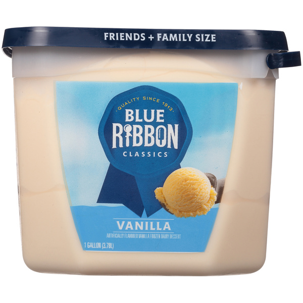 Blue Ribbon Classics Vanilla Frozen Dairy Dessert Pail, 128 fl oz