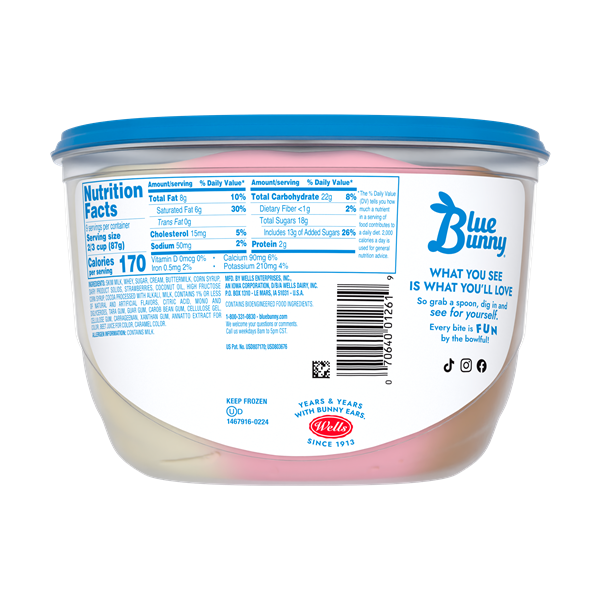 Blue Bunny Premium Neapolitan Frozen Dessert, 48 fl oz | Hy-Vee