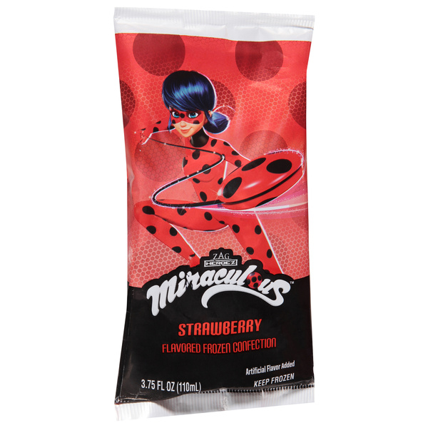 Miraculous Ladybug Bar Frozen Confection, Strawberry Flavored | Hy