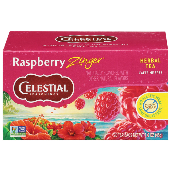 Celestial Seasonings Caffeine Free Raspberry Zinger Herbal Tea