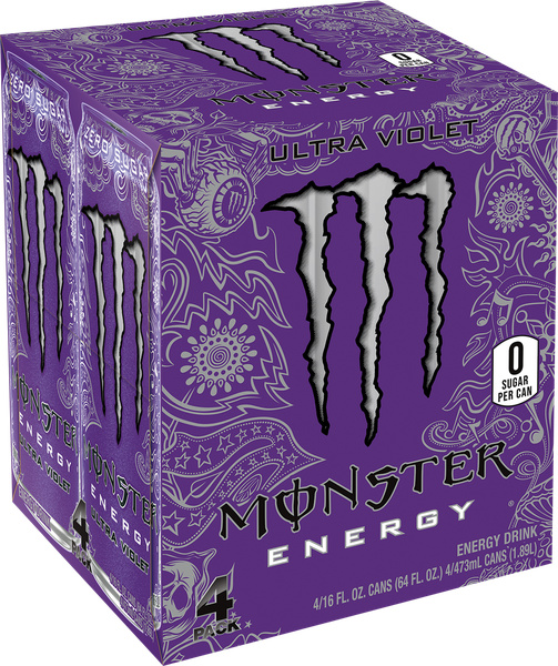 Monster Energy, Ultra Violet 4Pk | Hy-Vee Aisles Online Grocery