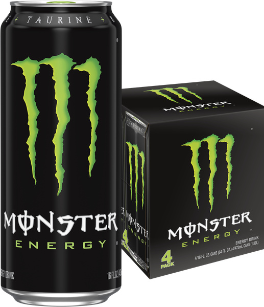 Monster Energy Original 4pk | Hy-Vee Aisles Online Grocery Shopping