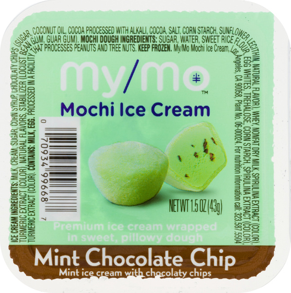 My/Mo Mint Chocolate Chip Mochi Ice Cream 1.5 oz | Hy-Vee Aisles