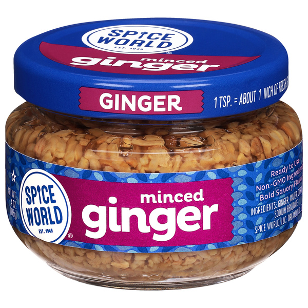 Spice World Minced Ginger 4 oz | Hy-Vee Aisles Online Grocery Shopping