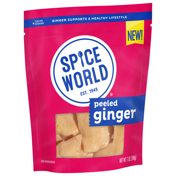 Spice World Peeled Ginger | Hy-Vee Aisles Online Grocery Shopping