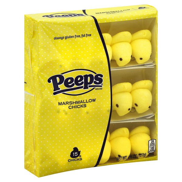 Peeps Yellow Marshmallow Chicks, 15Ct | Hy-Vee Aisles Online