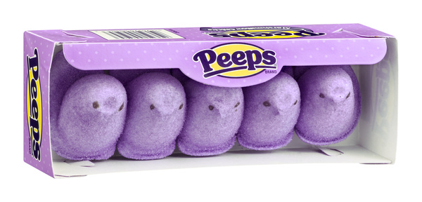 Peeps Purple Marshmallow Chicks 5Ct | Hy-Vee Aisles Online Grocery