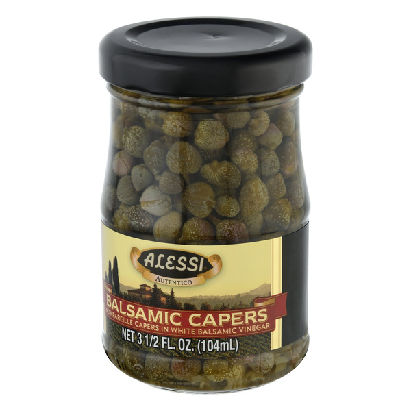 Alessi Balsamic Capers | Hy-Vee Aisles Online Grocery Shopping