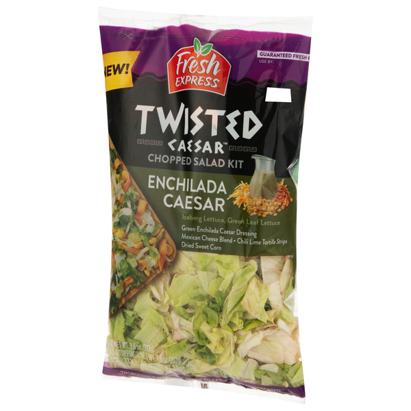 Fresh Express Twisted Caesar Chopped Salad Kit, Enchilada Caesar