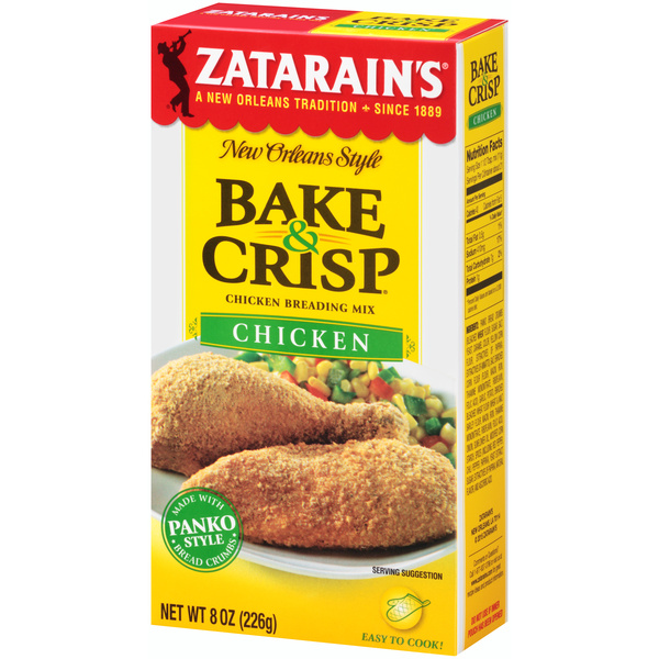 Zatarain's Bake & Crisp Chicken Breading Mix | Hy-Vee Aisles