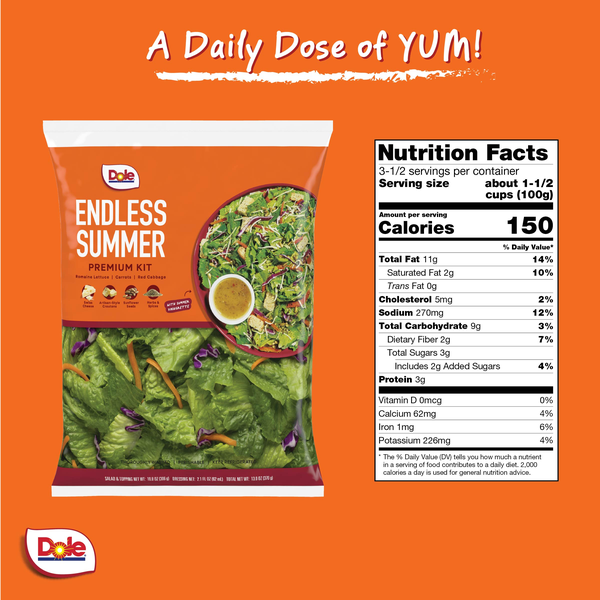 Dole Endless Summer Salad Kit | Hy-Vee Aisles Online Grocery Shopping