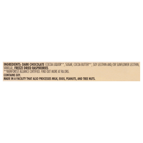 Chocolove Raspberries in Dark Chocolate 3.1 oz | Hy-Vee Aisles