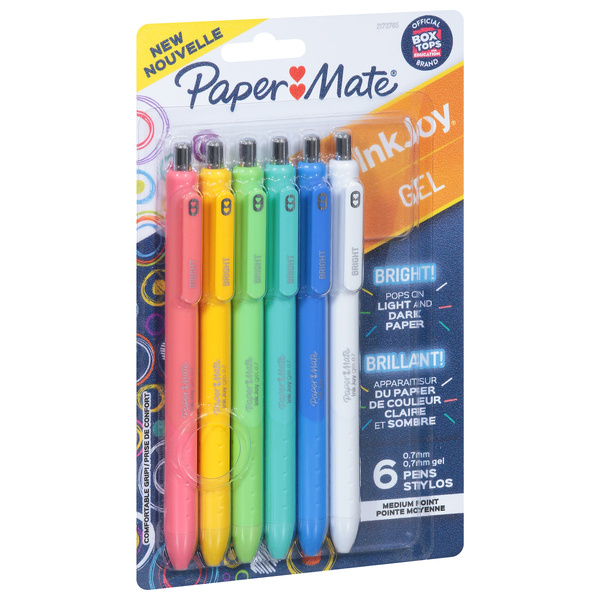 Paper Mate Ink Joy Gel Pens, Bright, Medium Point, 0.7 mm | Hy-Vee