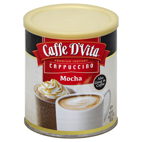 Caffe D'Vita Mocha Instant Cappuccino | Hy-Vee Aisles Online