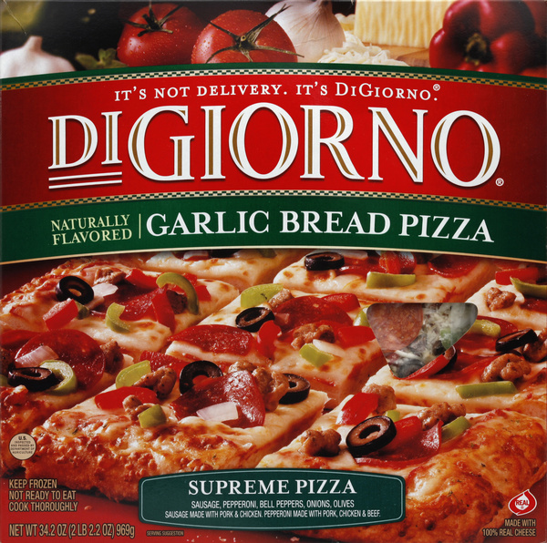 DiGiorno Garlic Bread Supreme Pizza | Hy-Vee Aisles Online Grocery