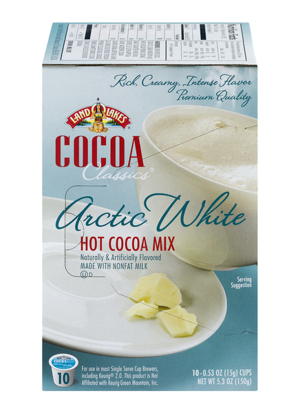 Land O'Lakes Cocoa Classics Arctic White Hot Cocoa Mix 10Pk | Hy