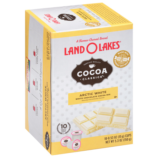 Land O'Lakes Cocoa Classics Arctic White Hot Cocoa Mix 10Pk | Hy