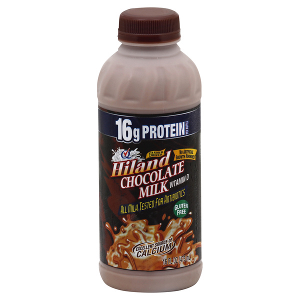 Hiland Premium Chocolate Milk, Pint, 16 Fl Oz | Hy-Vee Aisles