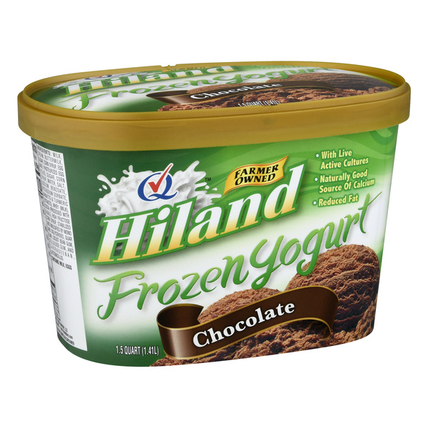 Hiland Chocolate Frozen Yogurt 1.5 qt | Hy-Vee Aisles Online