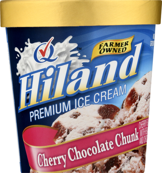 Hiland Premium Cherry Chocolate Chunk Ice Cream 1 pt | Hy-Vee
