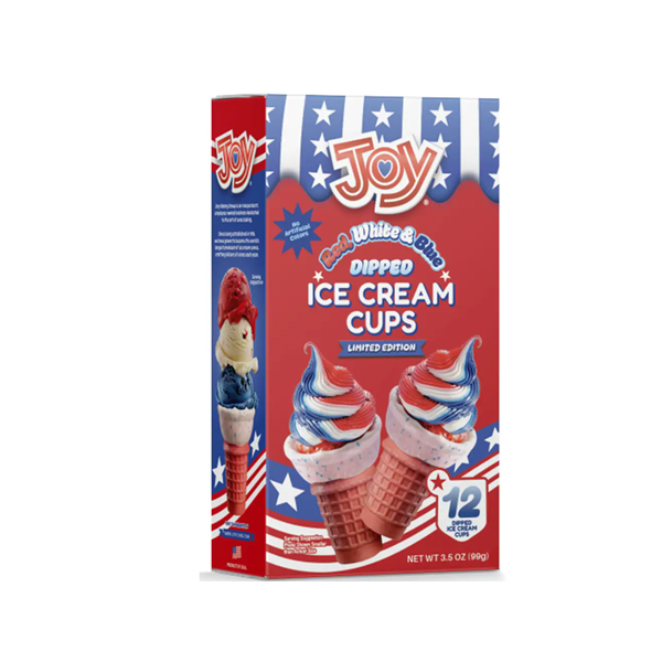 Joy Dipped Red White & Blue Ice Cream Cups | Hy-Vee Aisles Online