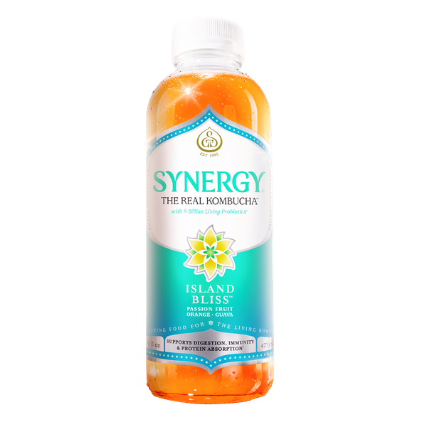 Synergy Island Bliss Kombucha 16 fl oz | Hy-Vee Aisles Online