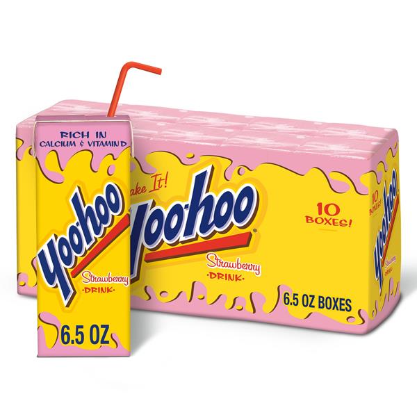 Yoo-hoo Strawberry Drink, 10 Pack | Hy-Vee Aisles Online Grocery Yoo-hoo Strawberry Drink, 10 Pack | Hy-Vee Aisles Online Grocery