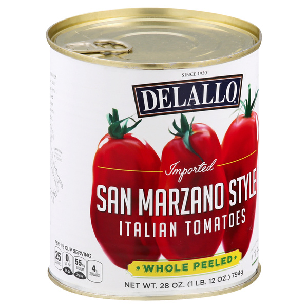 DeLallo Italian Tomatoes, San Marzano Style, Whole Peeled | Hy-Vee