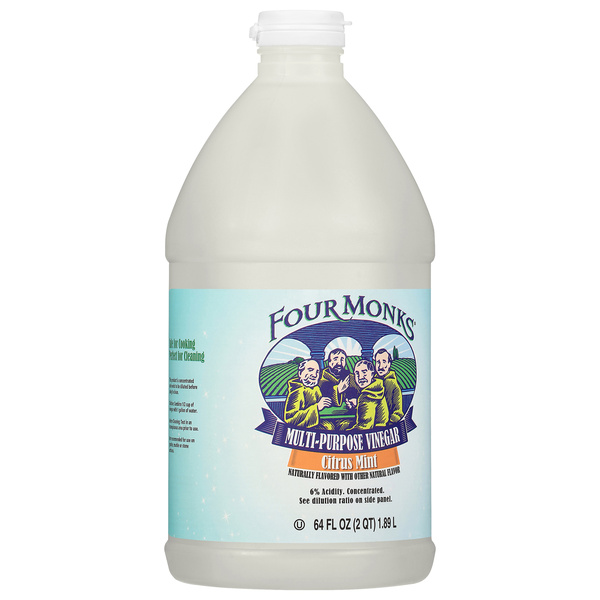 Four Monks Citrus Mint Scent Cleaning Vinegar | Hy-Vee Aisles