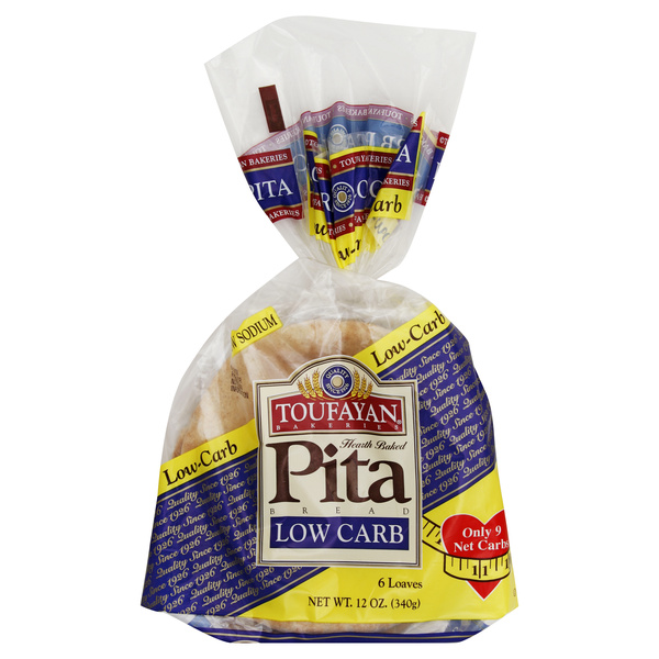 Toufayan Bakeries Pita Bread Low Carb 6 Loaves | Hy-Vee Aisles