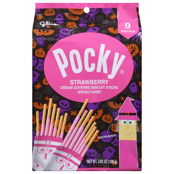 Japanese Strawberry Pocky Cookie Sticks | Hy-Vee Aisles Online