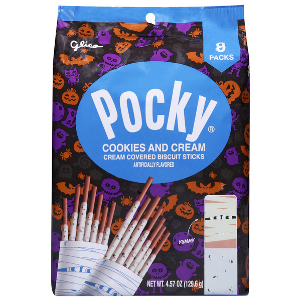 ウィッグ・エクステ pocky Halloween Japanese Cookies and Cream Pocky Cookie Sticks | Hy-Vee