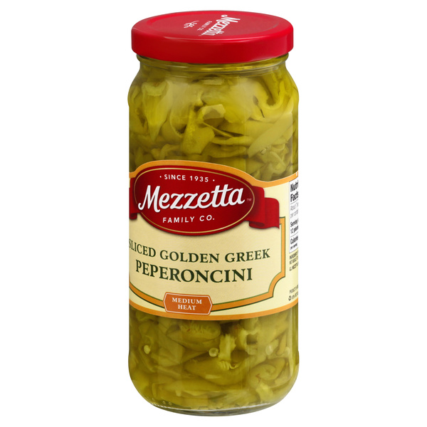 Mezzetta Golden Greek Sliced Peperoncini | Hy-Vee Aisles Online