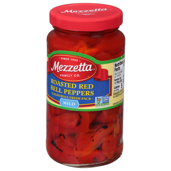 Mezzetta Red Roasted Mild Bell Peppers 10 oz | Hy-Vee Aisles