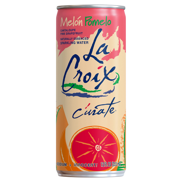 ロモノーソフ♦️ライオンデキャンタ　約400ml LaCroix Curate Cantaloupe Pink Grapefruit Sparkling Water 12 oz