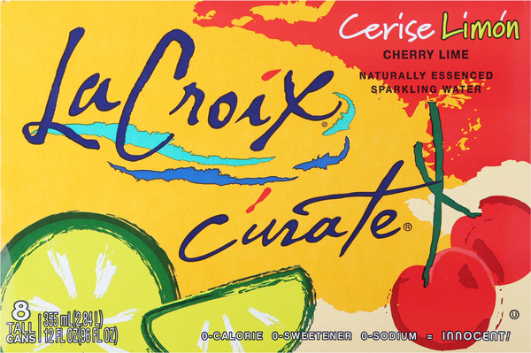 LaCroix Cherry Lime Sparkling Water 8 Pack | Hy-Vee Aisles Online