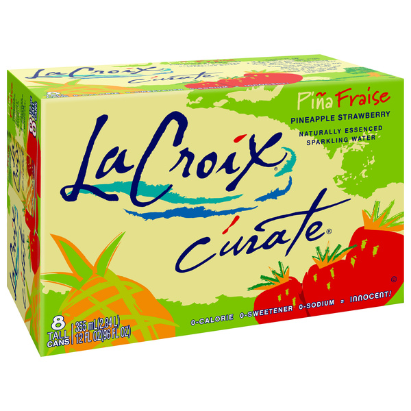lacroix パイプ saint-claude Vritable まとめ売り LaCroix Curate Pineapple Strawberry Sparkling Water 8 Pack | Hy