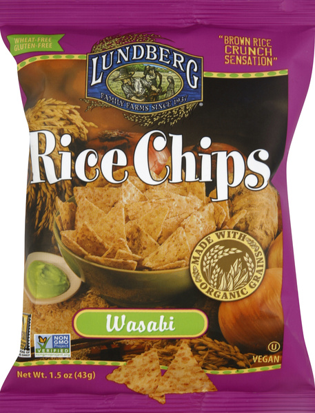 Wasabi Rice Chiops Lundberg Wasabi Rice Chips | Hy-Vee Aisles Online Grocery Shopping