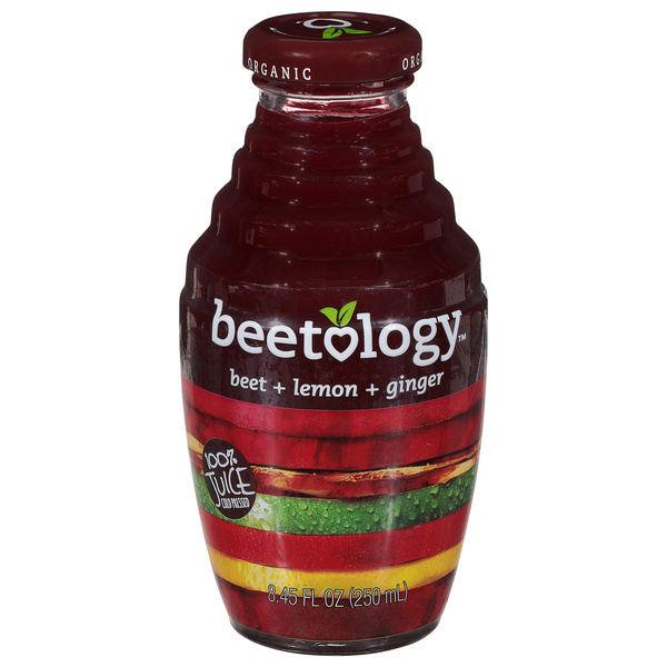 Beetology Cold Pressed Organic Beet + Lemon + Ginger 100% Juice