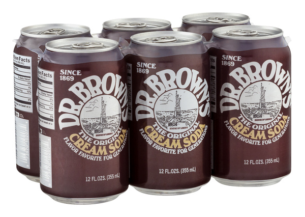 Dr. Brown's Original Cream Soda 6Pk | Hy-Vee Aisles Online Grocery