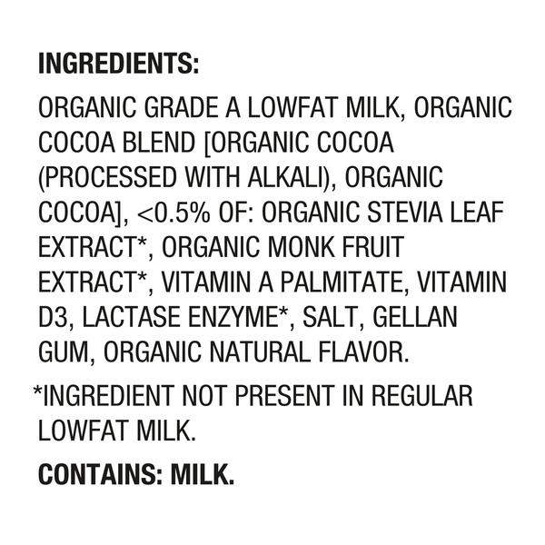 Horizon Organic Shelf Stable Lactose Free No Added Sugar 1% Lowfat