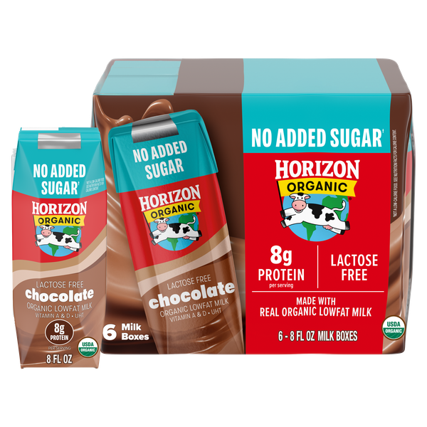 Horizon Organic Shelf Stable Lactose Free No Added Sugar 1% Lowfat
