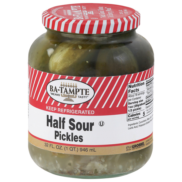 Ba-Tampte Half Sour Pickles 32 fl oz | Hy-Vee Aisles Online