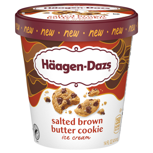 バッキー&カーネイジ　専用 Haagen-Dazs Salted Brown Butter Cookie Ice Cream 14 Oz | Hy-Vee