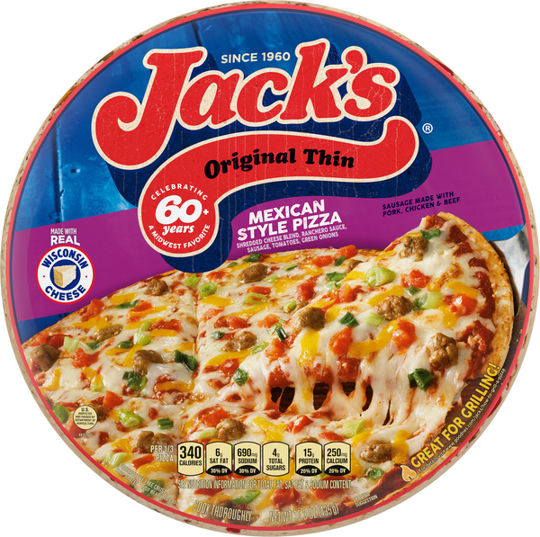 Jack's Original Thin Crust Mexican Style Frozen Pizza | Hy-Vee